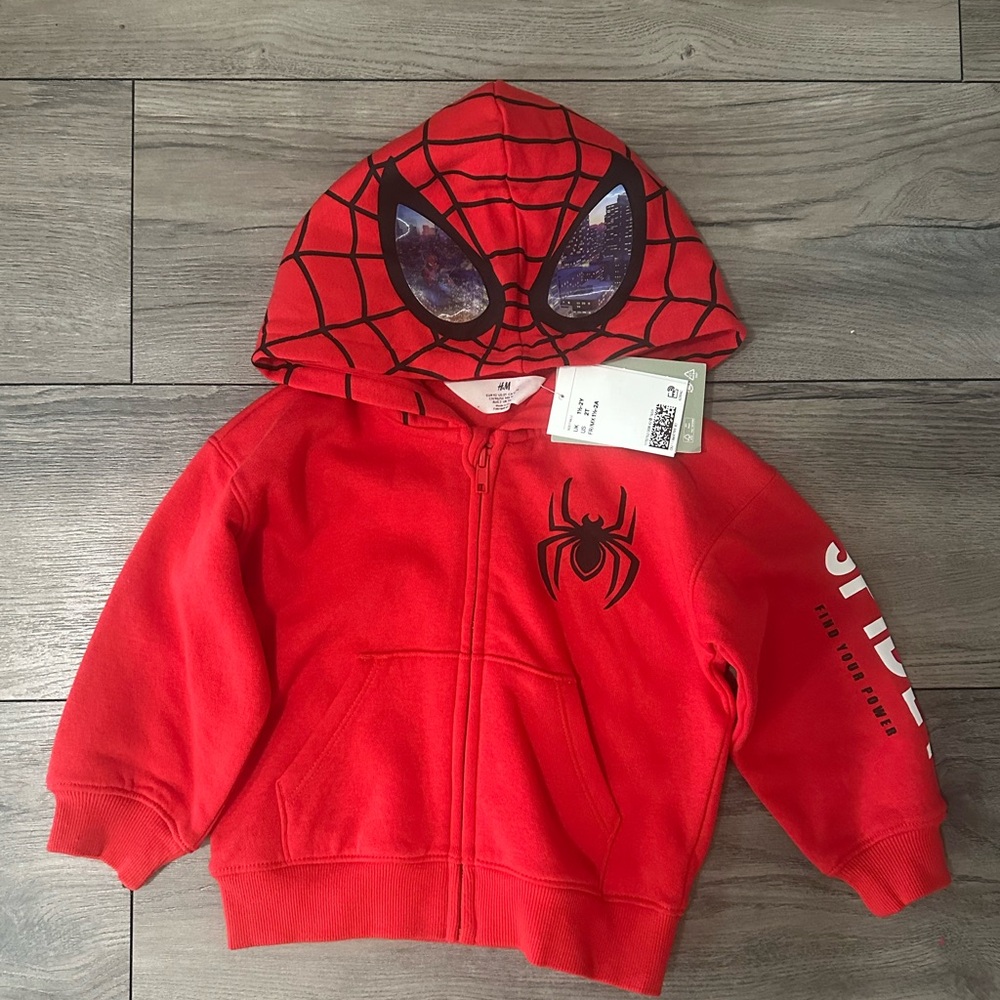 Red Spider-Man Hoodie for Kids